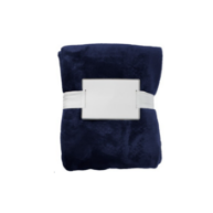 Koc polarowy z Logo Grundfos