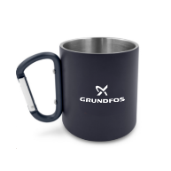 Kubek 280 ml ze stali z logo Grundfos